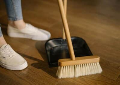cleaning 15 broom dustpan shoes